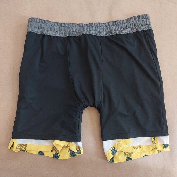Hurley Yellow Pineapple Swim Trunks Men's L - Picture 9 of 10